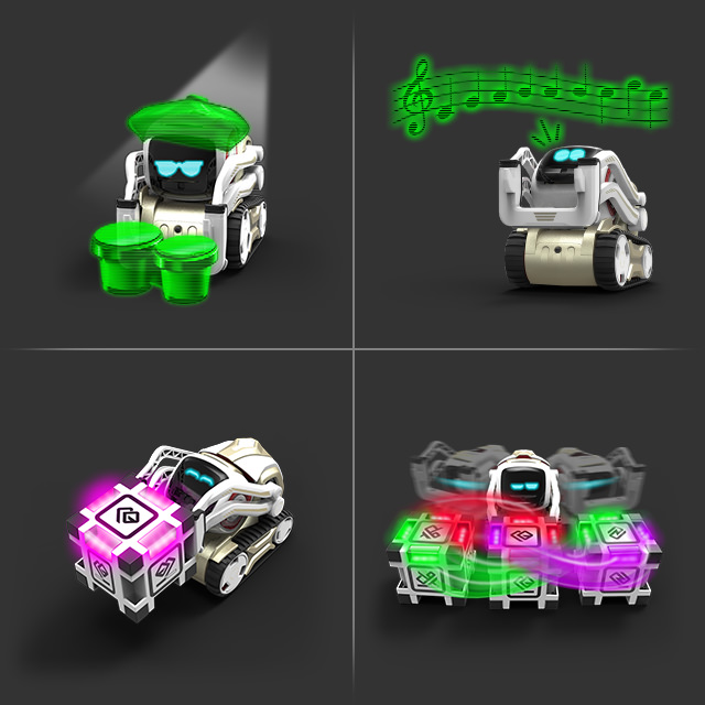 Cozmo's newest update includes four more fun activities and projects built using Code Lab Constructor Mode.
